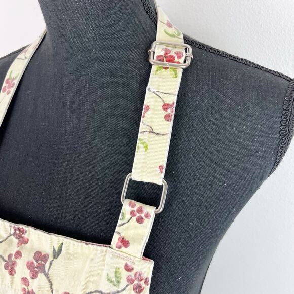 VTG 1990s Now Designs San Francisco Paris Bistro Cardinal Apron Kitchen Cotton - Picture 5 of 7